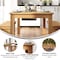 Flash Furniture Rectangle 38 in W, 60 in L, 30 in H, Pine Wood, Pinus Glabra, Light Natural XA-F-60X38-LN-GG - alternate 3